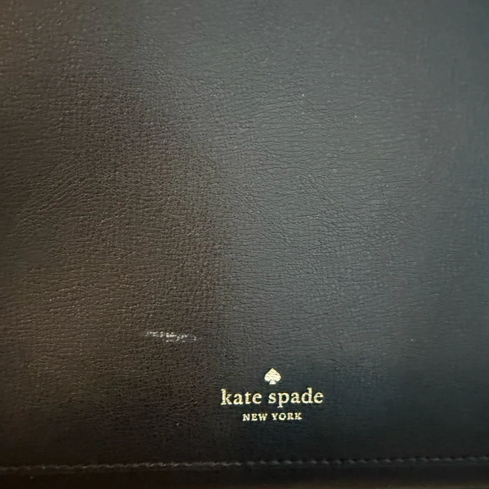 Kate Spade Black Leather Tote Bag - Picture 3 of 5